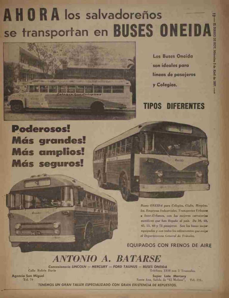 Los Principales Medios De Transporte Que Los Salvadore Os Usaron Entre