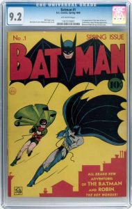 VENDIDO EN 850.000 D”LARES UN EJEMPLAR DEL PRIMER N?MERO DEL C”MIC DE BATMAN