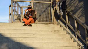 A Central American migrant