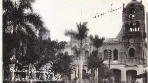 Palacio-Municipal-San-Miguel-Postal-enviada-a-Suiza-en-1936