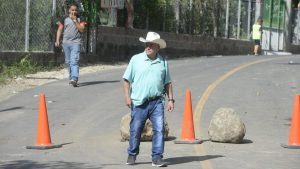 Protesta El Chaparral San Miguel