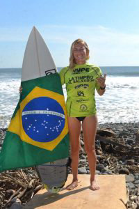 Andressa Carbalho, competidora femenil de sruff desde brasil