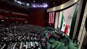 General view before the start of the inauguration ceremony of Mexico'