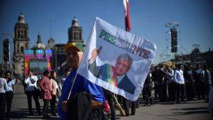 MEXICO-INAUGURATION-LOPEZ OBRADOR-SUPPORTERS