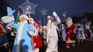 Christmas Parade in Minsk