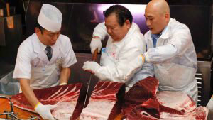 Maximum price of a tuna in Toyosu Market New Year Auction