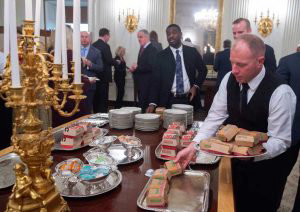 White House ushers plate chicken nuggets from McDonalds