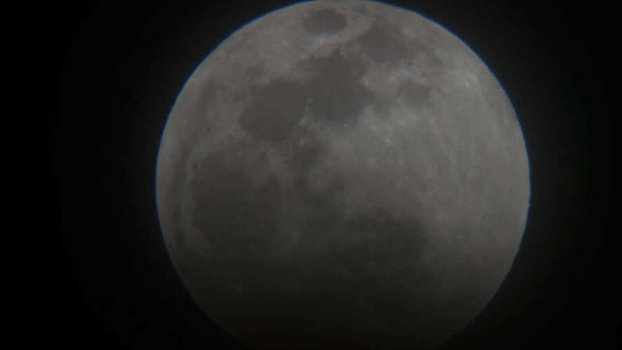 Eclipse total de luna visto desde Quezaltepeque, La Libertad