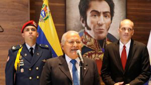 Toma de Posesin de Presidente de Venezuela, Nicolas Maduro./ A su llegada Salvador Snchez Cern pronunci un discurso
