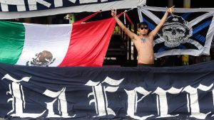 Aficionados del equipo de ftbol Monterrey de Mxico