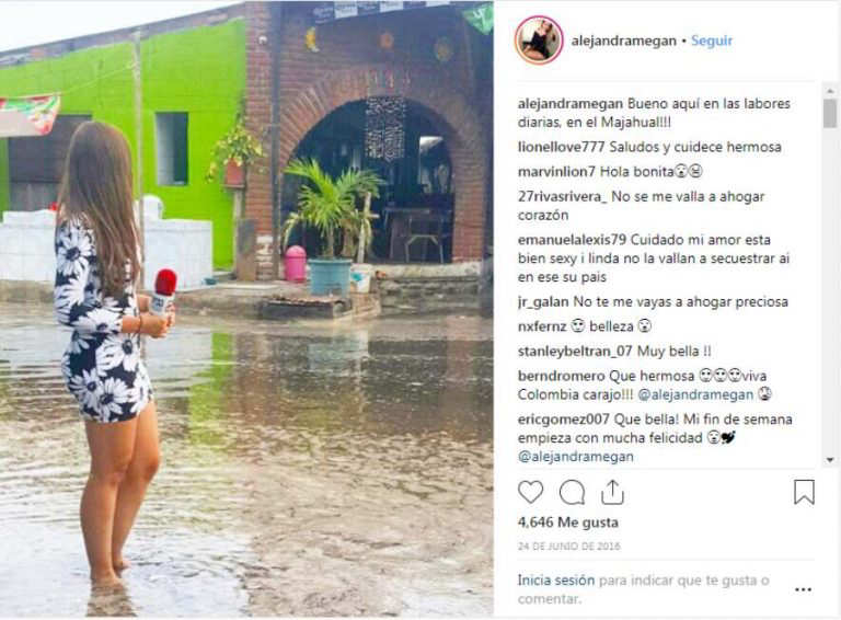 La sensual Alejandra Megan se despide de Noticias 4 Visión y de su ...