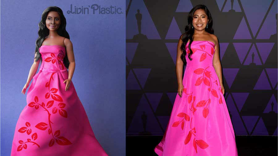 Yalitza Aparicio ya tiene su propia versión como muñequita al estilo Barbie Yalitza Aparicio ya tiene su propia versión como muñequita al estilo Barbie