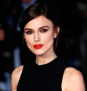 Actress Keira Knightley poses for photos at the European Premiere of 