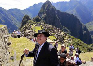 (FILES) In this handout file picture released by the Peruvian preside