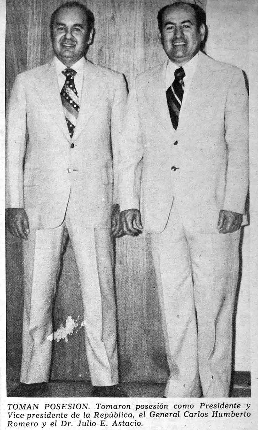 1977. Carlos Humberto Romero
