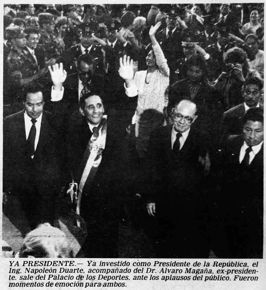 1984. José Napoleón Duarte