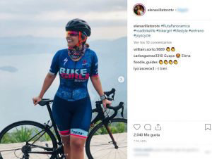 Elena Villatoro ahora es ciclista y presume sus entallados “outfits” deportivos | Noticias de El