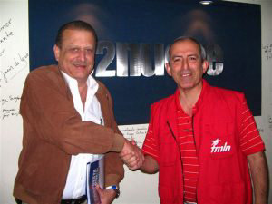 Julio Rank y Sigfrido Reyes en la radio 102 nueve.vida