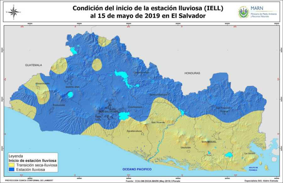 En pocos días la época lluviosa alcanzará la zona oriente de El