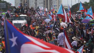 Protesters Demand Resignation Of Puerto Rico's Governor Ricardo Rossello