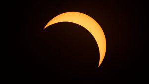 Solar eclipse as seen from the La Silla European Southern Observatory