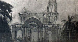Incendio de Catedral. Foto. Archivo.