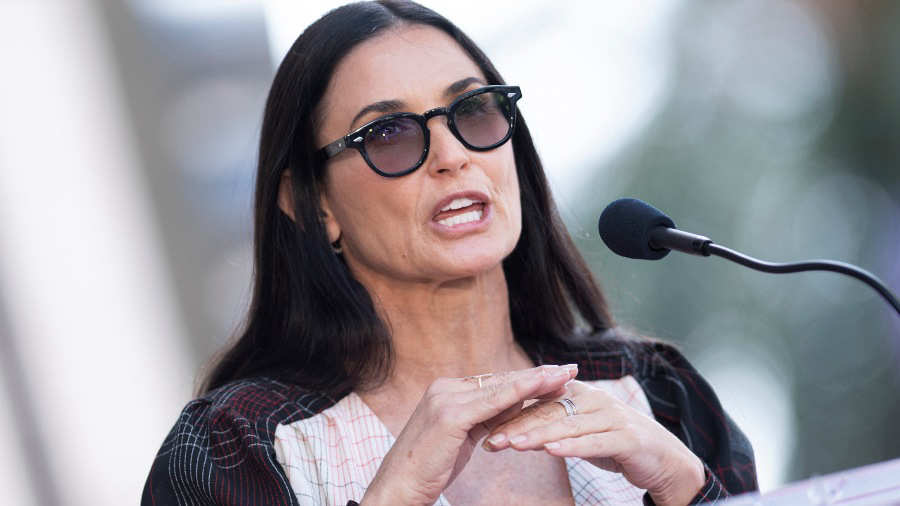 La actriz Demi Moore se pronuncia meses después sobre su derrota en los premios Óscar 2025. Foto: AFP / 