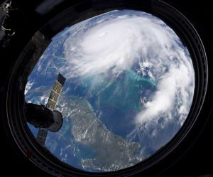Hurricane Dorian seen from the International Space Station