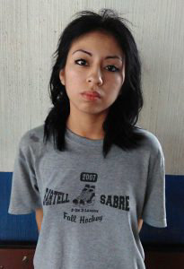 Ella es Arleth Liliana Torres, alias la Palina, condenada el viernes anterior a purgar 25 aos de crcel por un homicidio. Foto EDH / archivo