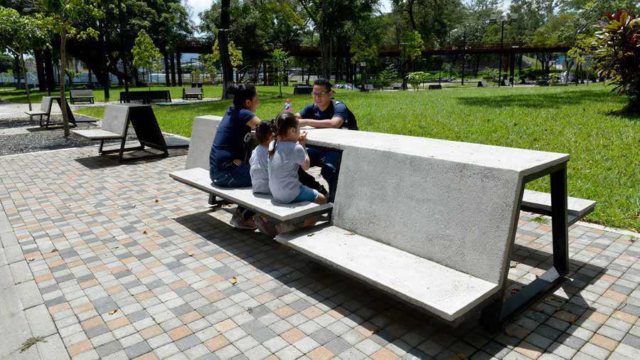 Pre inaguración del Parque Cuscatlán