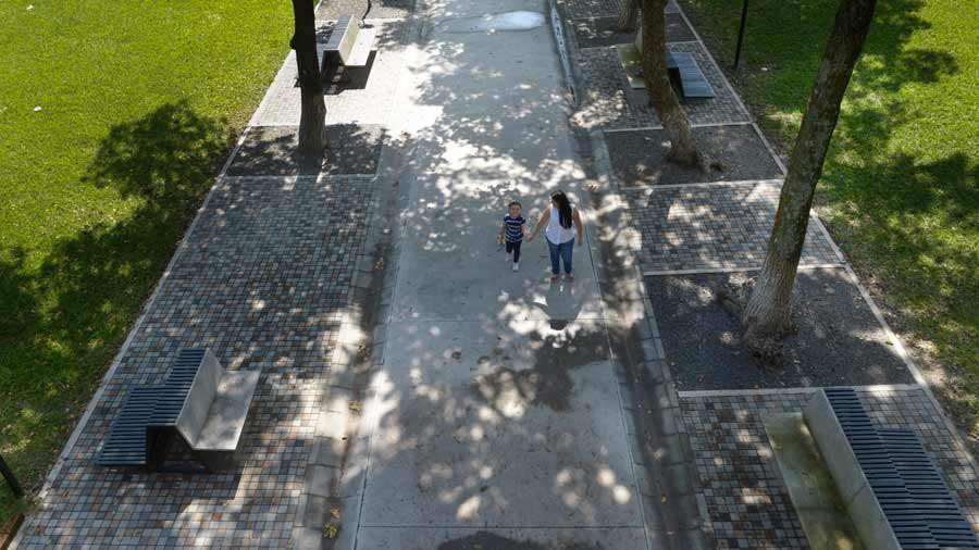 Pre inaguración del Parque Cuscatlán