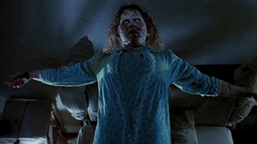 Escena del filme El Exorcista