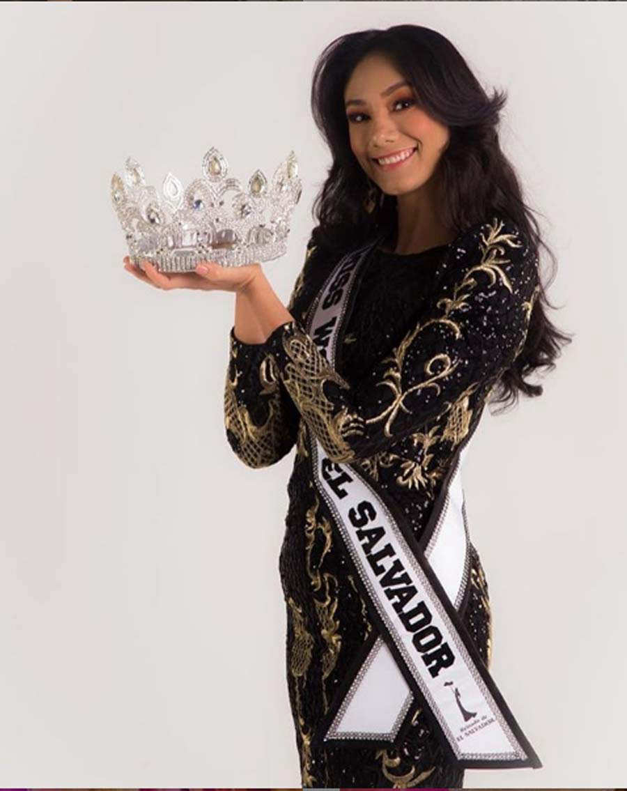 Fátima Mangandi, la salvadoreña que viajó a Londres a representarnos en