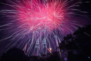 New Year's Eve celebrations in Kuala Lumpur, Malaysia