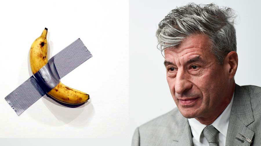 Image result for maurizio cattelan comedian"