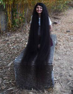INDIA-GUINNESS-RECORD-LONG-HAIR