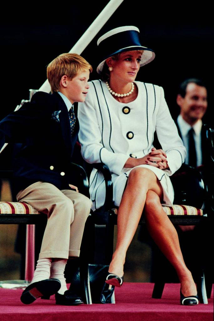 Princesa Diana con su hijo Harry