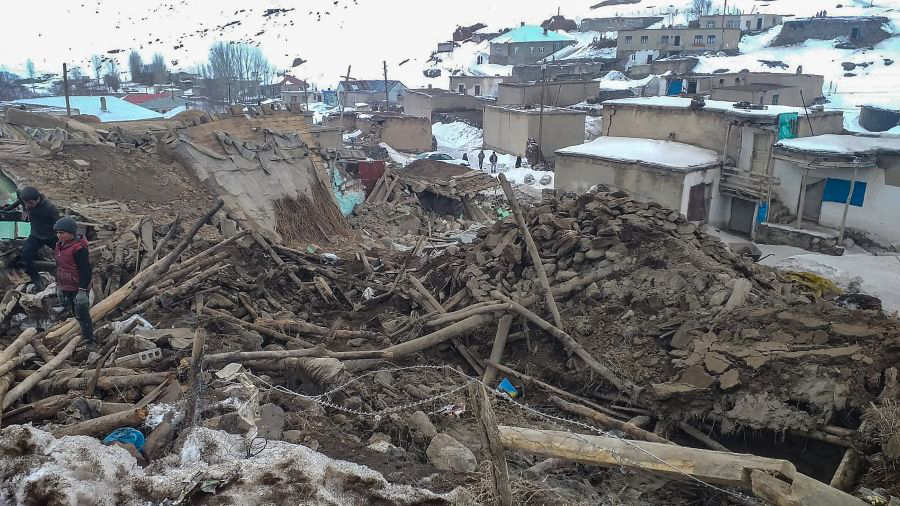 Землетрясение в турции фото