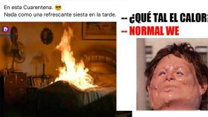 Los divertidos memes sobre la ola de calor que azota en El Salvador