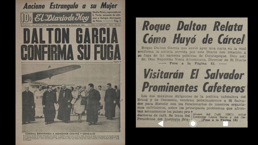 Roque Dalton en portada de El Diario de Hoy