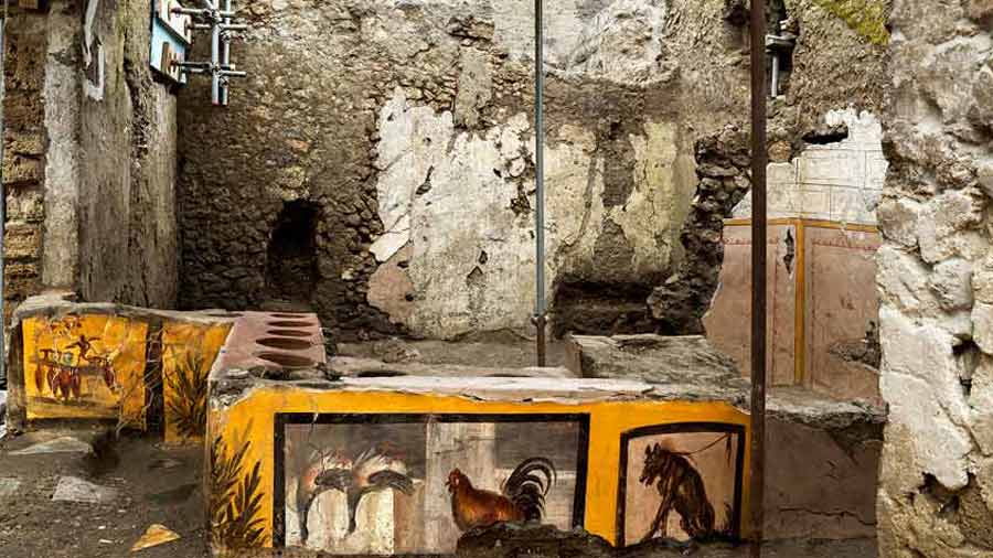 The surprising local of the fast food in Pompeii that was found intact |  El Salvador News