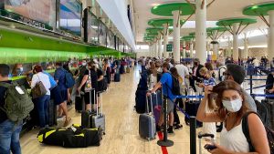El tráfico de pasajeros en las aerolíneas ya es un 95 % del año previo a la pandemia