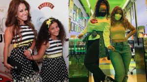 Carolina Sandoval es masacrada en redes por exponer a su hija en “tiny bikinis”