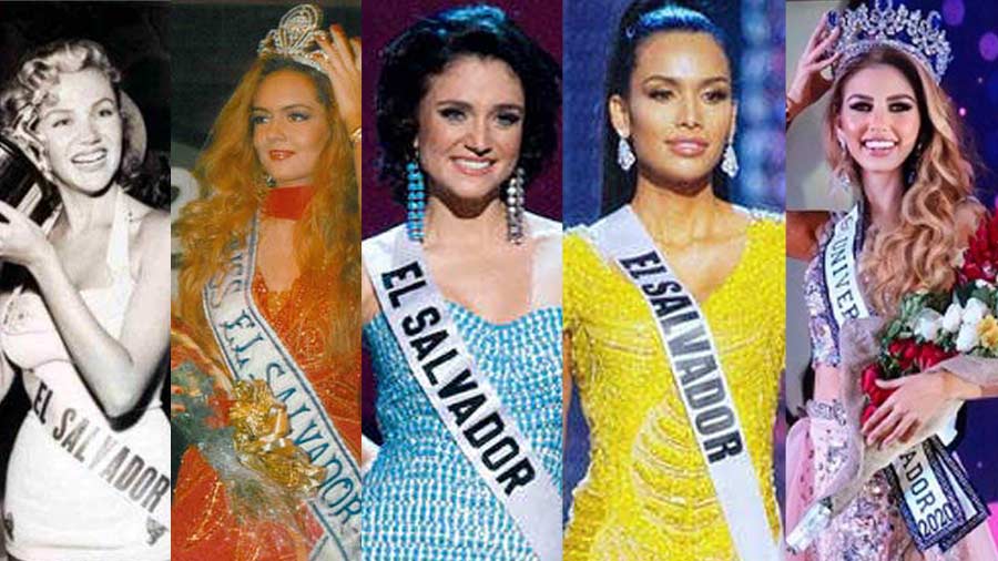 Ellas son las salvadoreñas que han destacado en los concursos de Miss