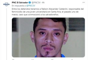 Sujeto acusado de feminicidio de universitaria es condenado a treinta años de prisión en Santa Ana