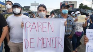 “No hay democracia”: Manifestantes se pronuncian nuevamente contra medidas de Bukele