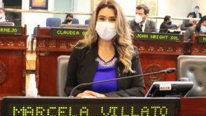 Diputada Marcela Villatoro denuncia ante la Fiscalía a caricaturista y a diputado