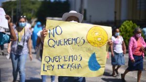 “No queremos Bitcoin, queremos Ley de Agua”: movimiento ambientalista pide a diputados se apruebe la ley