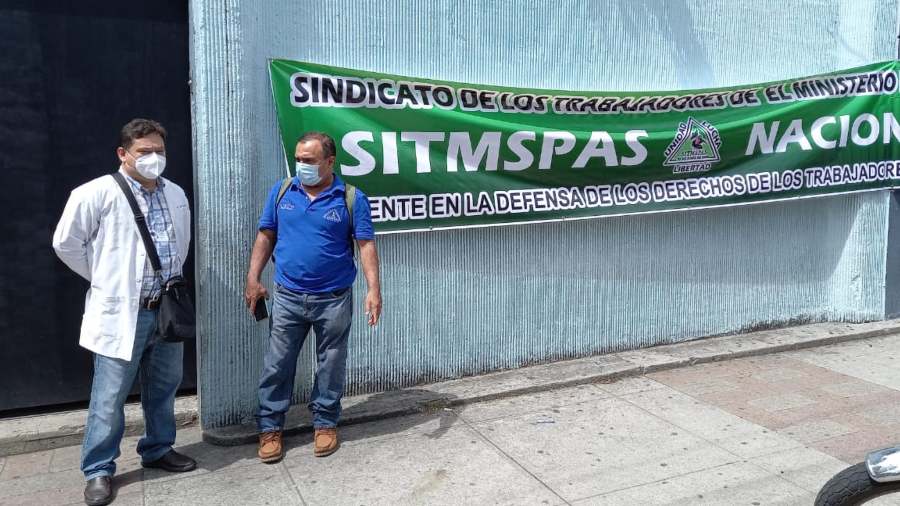 Sindicatos de trabajadores de Salud no pudieron manifestarse frente al  ministerio | Noticias de El Salvador - elsalvador.com
