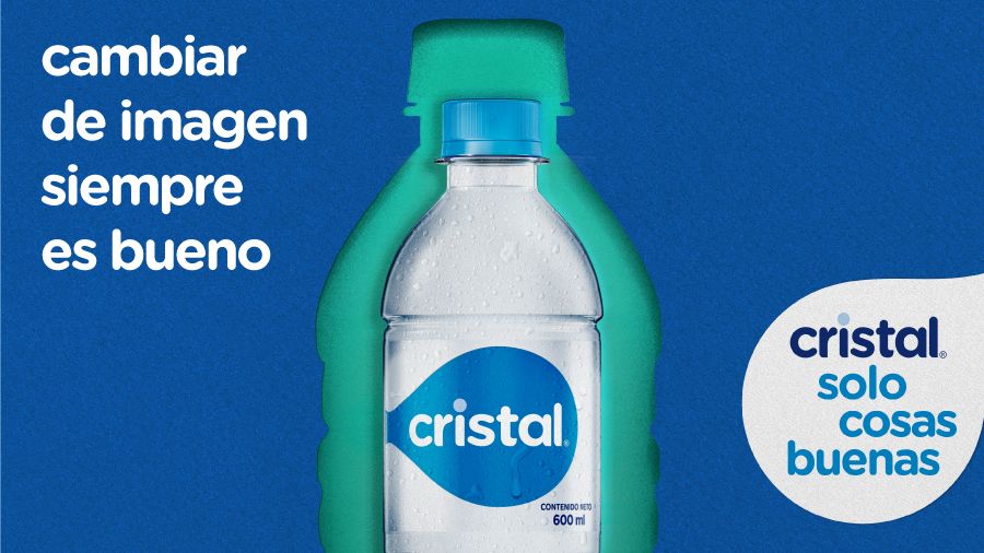 Nueva presentación botella Grandota de agua Cristal